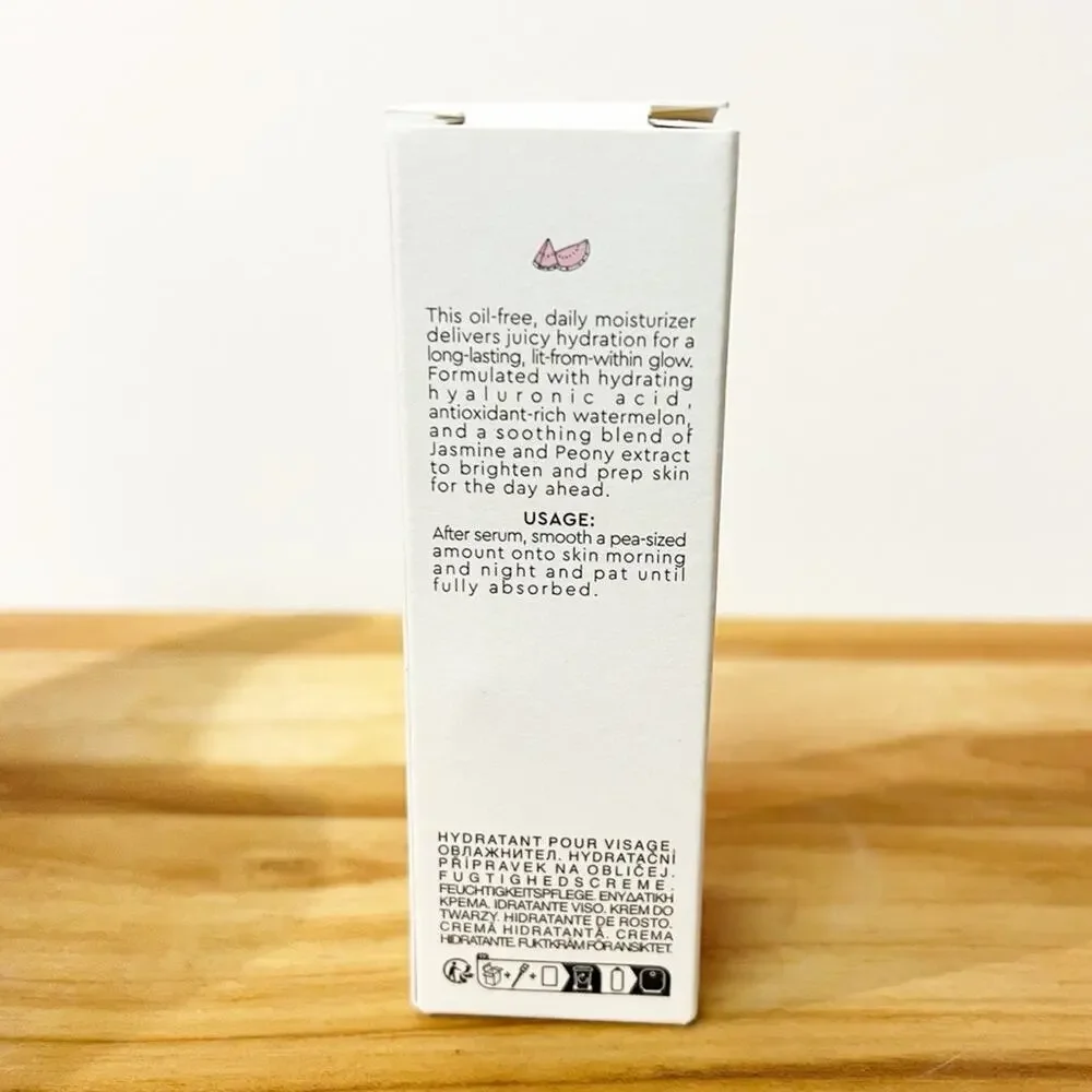 NIB GLOW RECIPE Watermelon Glow Pink Juice Moisturizer Mini